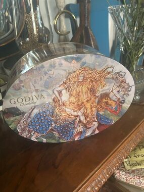 Vintage Lady Godiva Tin